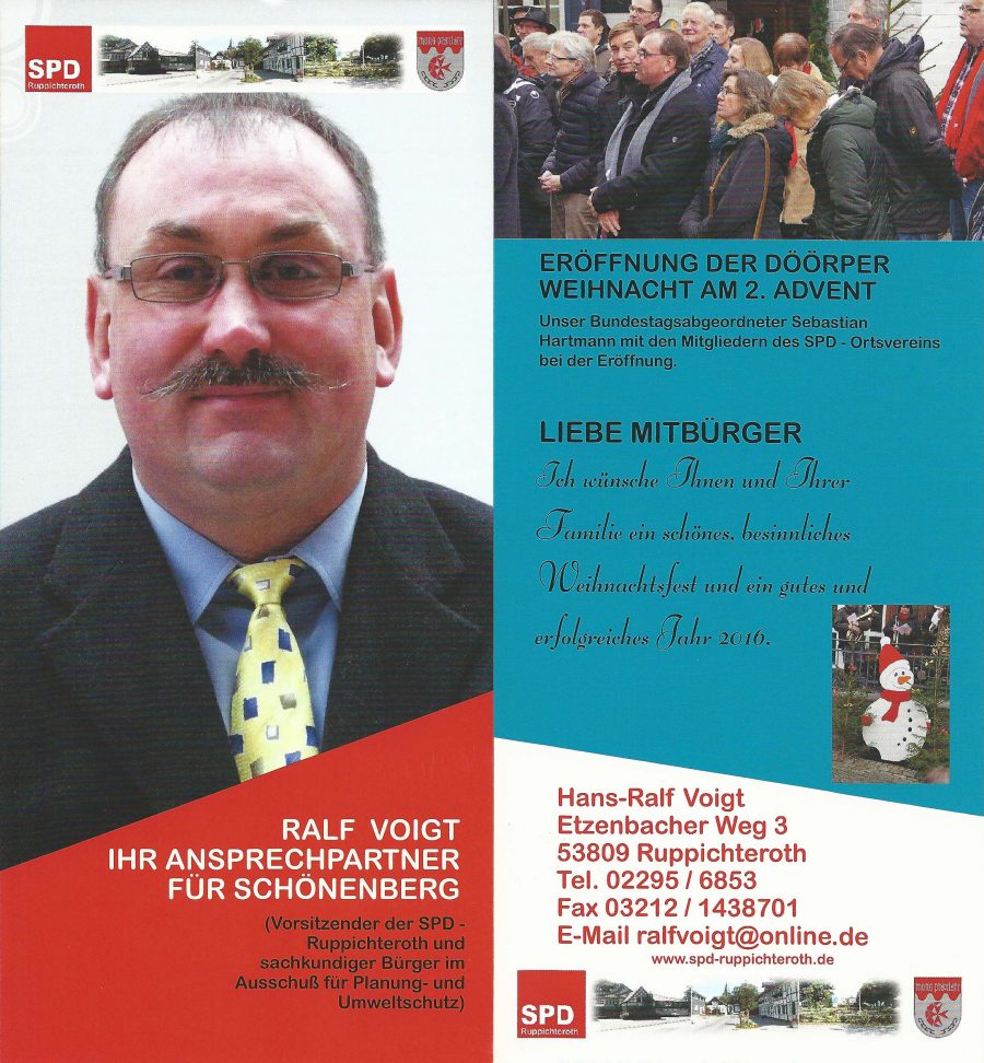 Flyer Ralf Voigt Weihnachten 2015